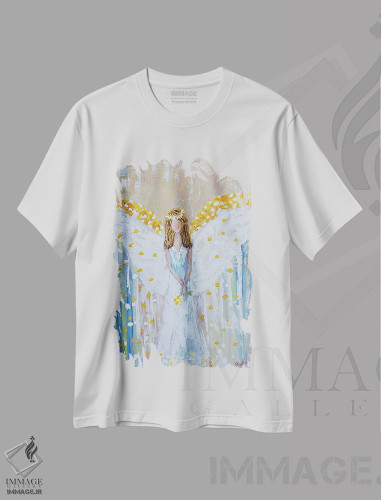 تیشرت طرح دار مایکلا، دکور معاصر اثر برندا بوش | فروشگاه ایماژ
