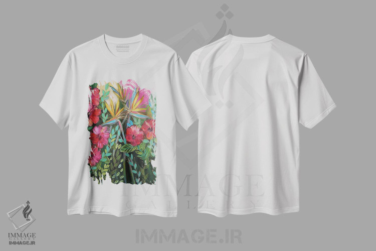 تیشرت طرح دار می خواهم گرمسیری شوم، دکور معاصر اثر برندا بوش | immage.ir