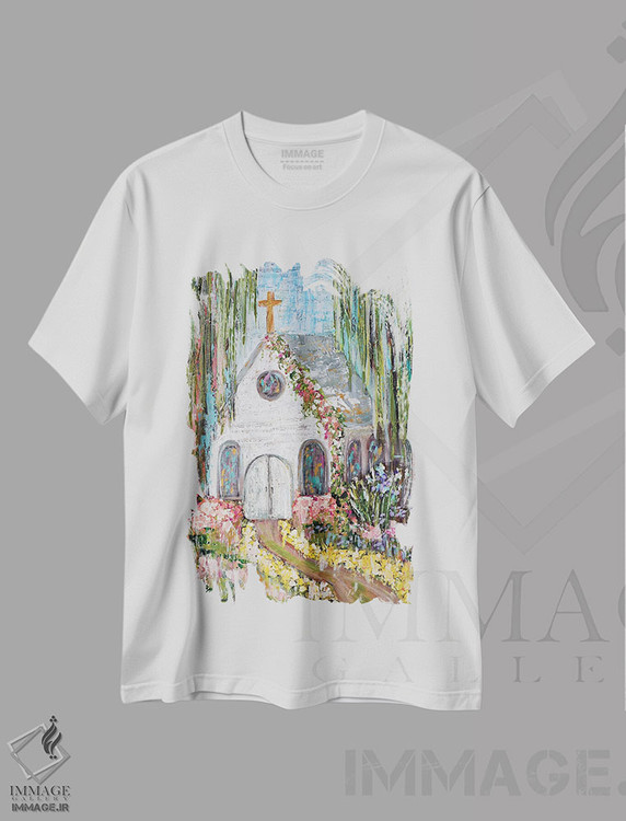 تیشرت طرح دار باغ امید، دکور معاصر اثر برندا بوش | immage.ir