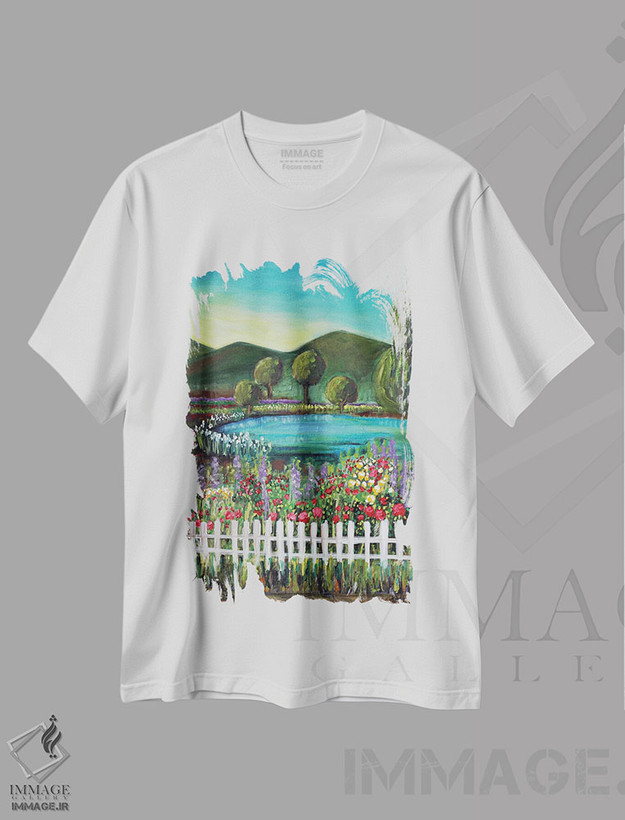 تیشرت طرح دار جاده های فرعی تمکیولا، دکور معاصر اثر برندا بوش | فروشگاه ایماژ