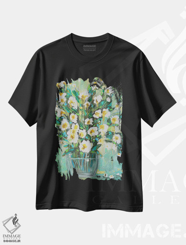 تیشرت طرح دار او مرا دوست دارد، دکور معاصر اثر برندا بوش | فروشگاه ایماژ