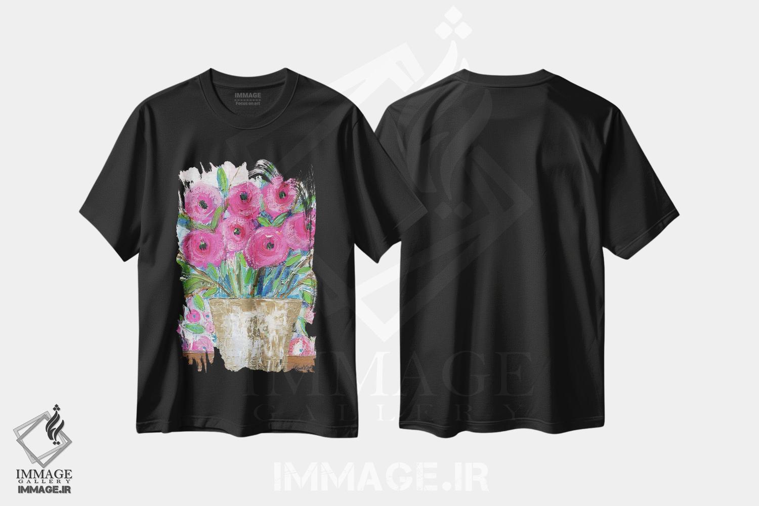 تیشرت طرح دار میز قدیمی، دکور معاصر اثر برندا بوش | immage.ir