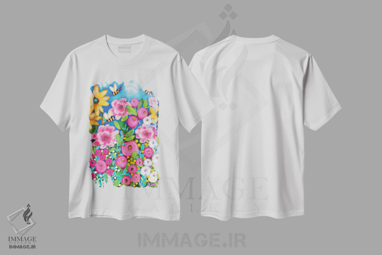 تیشرت طرح دار زنبورهای پرکار، دکور معاصر اثر برندا بوش | immage.ir