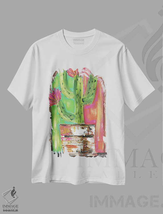 تیشرت طرح دار کاکتوس پوئبلو، دکور معاصر اثر برندا بوش | immage.ir