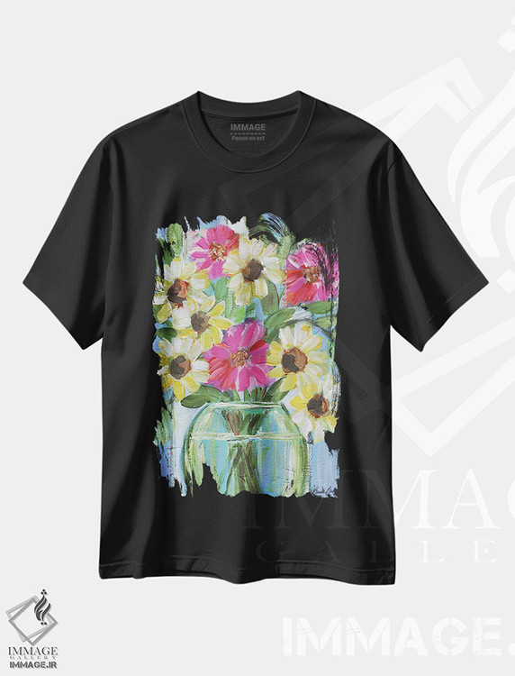 تیشرت طرح دار کاغذدیواری جدید، تزئینی اثر برندا بوش | immage.ir
