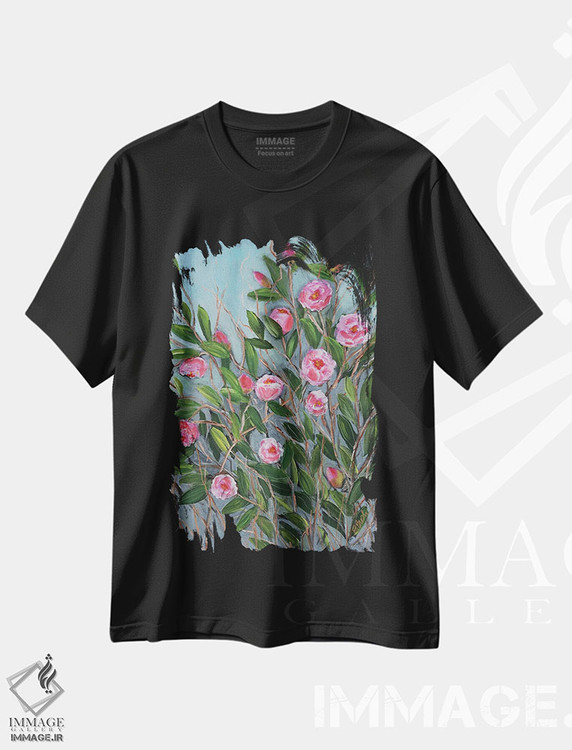تیشرت طرح دار بوتهٔ کاملیا خاطرات، دکور معاصر اثر برندا بوش | immage.ir