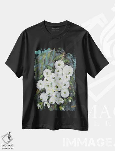 تیشرت طرح دار عطر بهشتی، دکور معاصر اثر برندا بوش | فروشگاه ایماژ