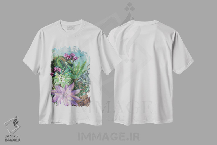 تیشرت طرح دار سبد ساکولنت ها، دکور معاصر اثر برندا بوش | immage.ir