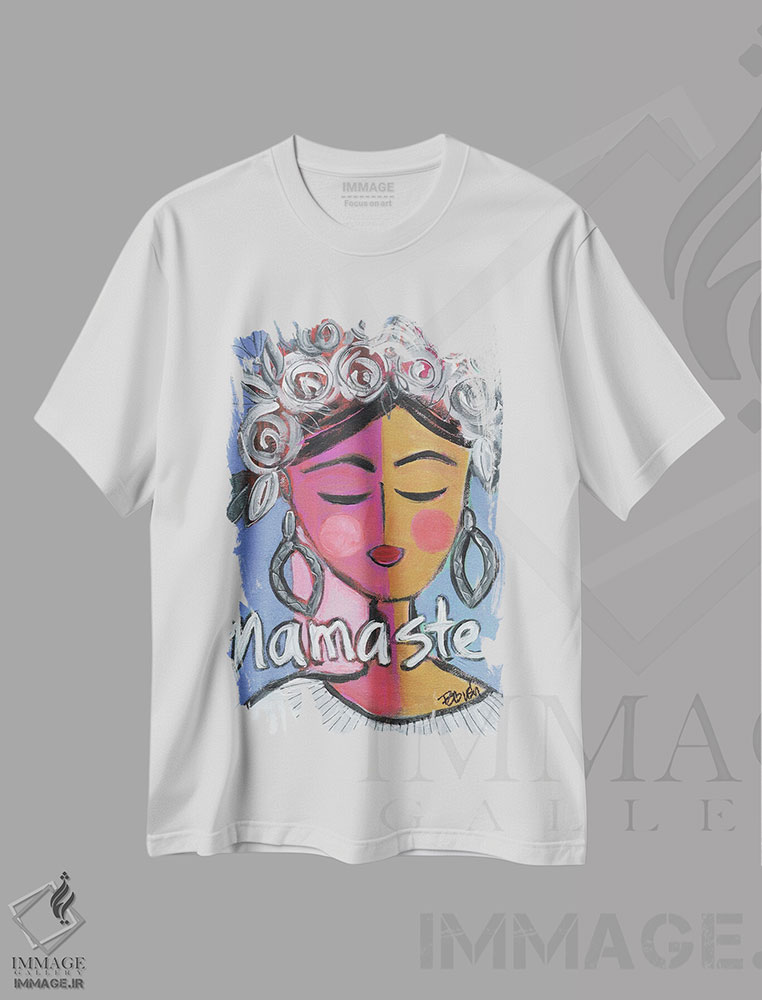 تیشرت طرح دار نمسته بهترین دوست، دکور معاصر اثر برندا بوش | فروشگاه ایماژ