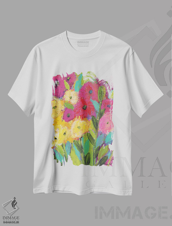 تیشرت طرح دار آفتاب بهاری، دکور معاصر اثر برندا بوش | immage.ir