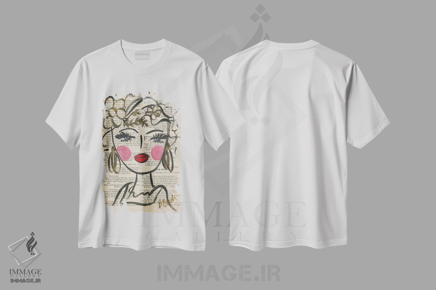 تیشرت طرح دار خاطرات گرامی، تزئینی اثر برندا بوش | فروشگاه ایماژ