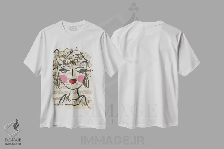 تیشرت طرح دار خاطرات گرامی، تزئینی اثر برندا بوش | فروشگاه ایماژ