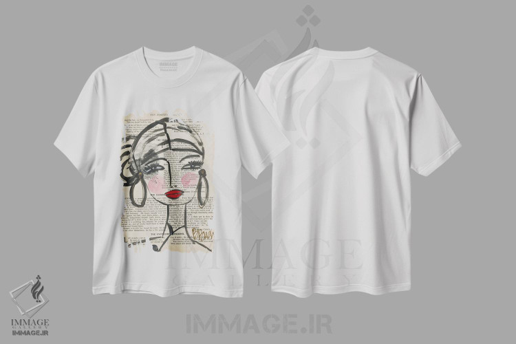 تیشرت طرح دار درخشان و پربرکت، تزئینی اثر برندا بوش | immage.ir