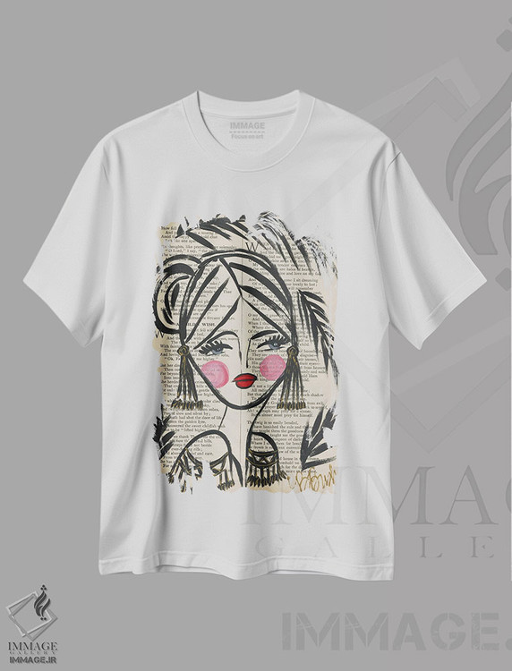 تیشرت طرح دار درخشش فروزان، تزئینی اثر برندا بوش | immage.ir