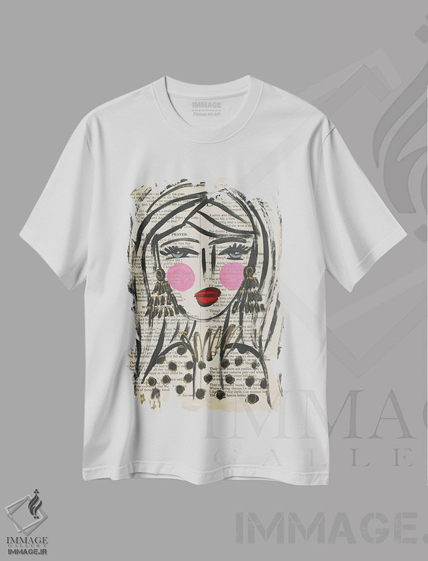 تیشرت طرح دار رویاهای درخشان، تزئینی اثر برندا بوش | فروشگاه ایماژ