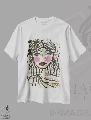 تیشرت طرح دار دختر تولدی، تزئینی اثر برندا بوش | فروشگاه ایماژ