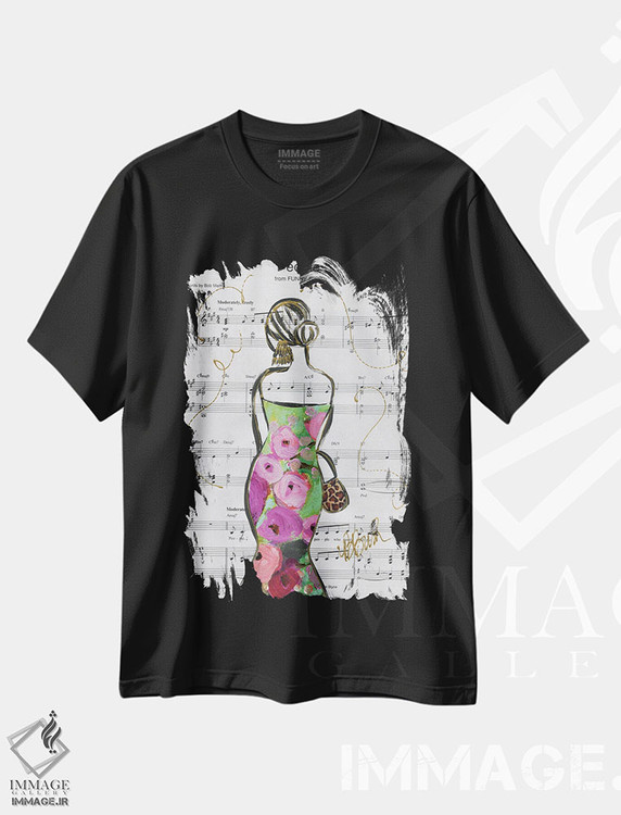 تیشرت طرح دار مردم، تزئینی اثر برندا بوش | immage.ir