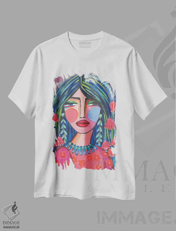 تیشرت طرح دار جنگجوی روح آزاد، دکور بوهمی اثر برندا بوش | immage.ir