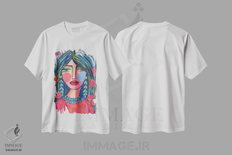 تیشرت طرح دار جنگجوی روح آزاد، دکور بوهمی اثر برندا بوش | immage.ir
