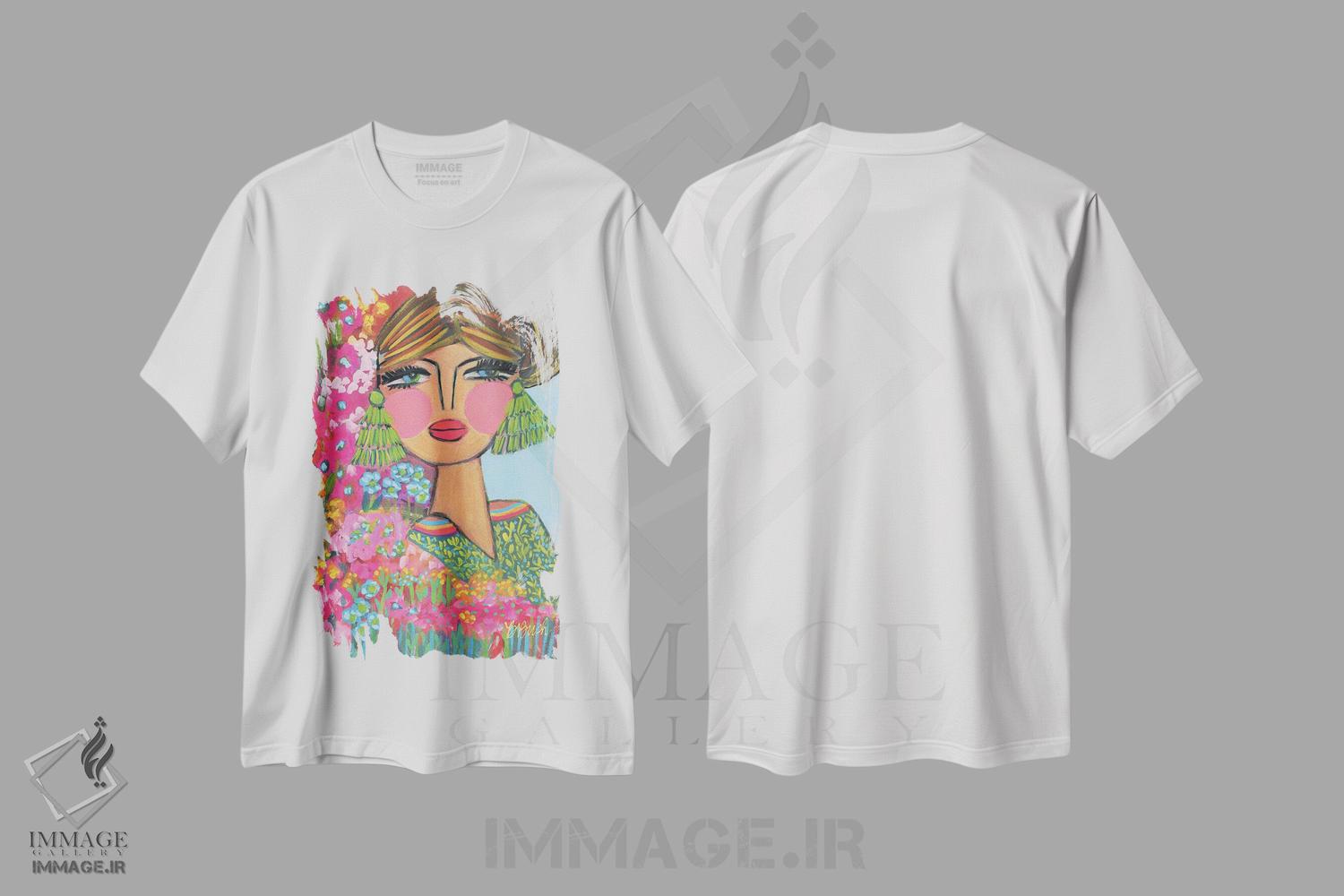 تیشرت طرح دار روزالی، دکور بوهمی اثر برندا بوش | immage.ir