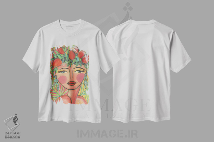 تیشرت طرح دار ملکهٔ برداشت، دکور بوهمی اثر برندا بوش | immage.ir