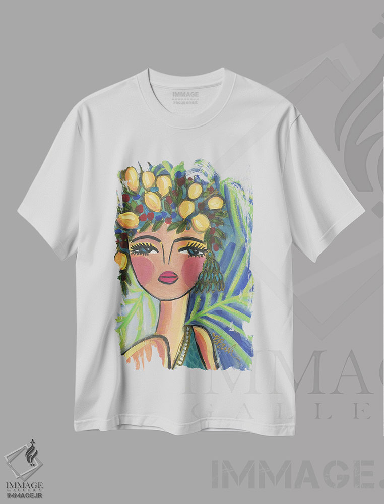 تیشرت طرح دار ملکهٔ لیمونچلو، دکور بوهمی اثر برندا بوش | immage.ir