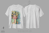 تیشرت طرح دار ملکهٔ لیمونچلو، دکور بوهمی اثر برندا بوش | immage.ir