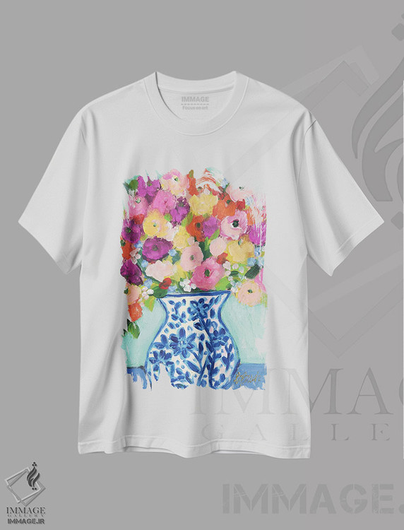 تیشرت طرح دار فراوانی، دکور معاصر اثر برندا بوش | immage.ir