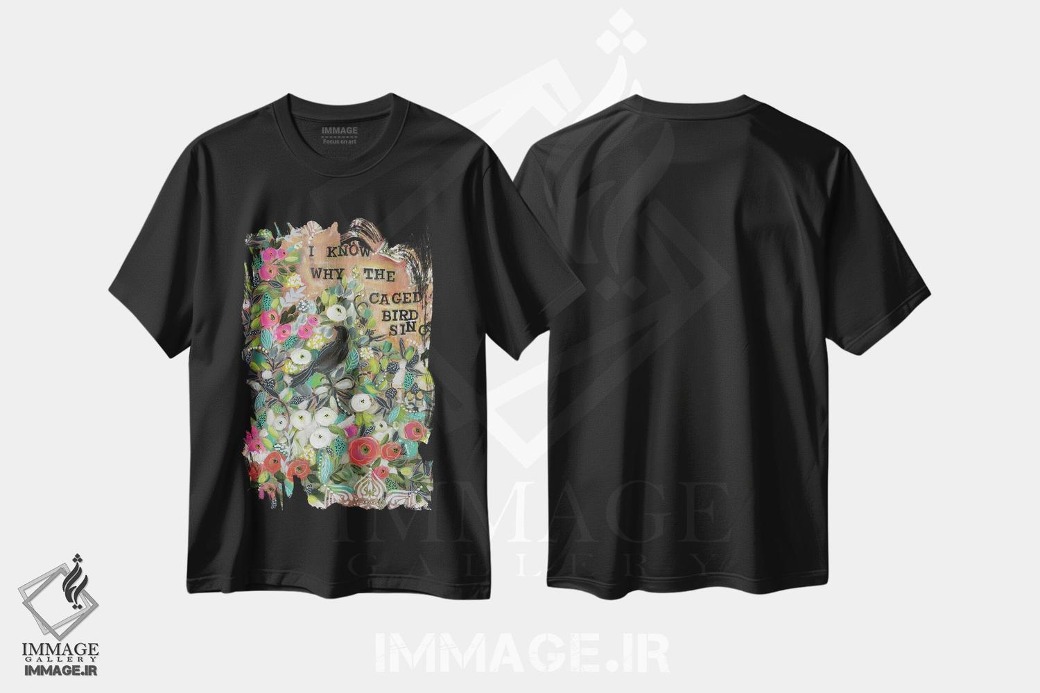 تیشرت طرح دار سروده ای برای مایا آنجلو، دکور معاصر اثر برندا بوش | immage.ir