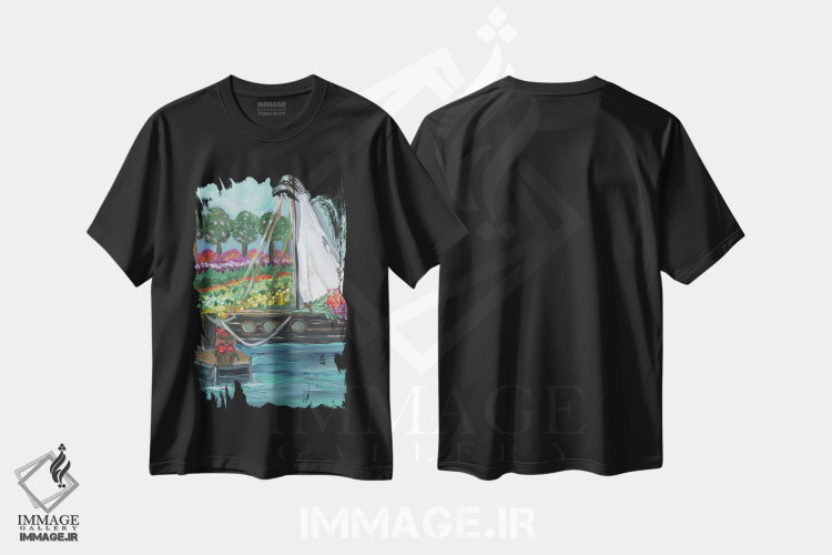 تیشرت طرح دار توقف برای گل ها، دکور معاصر اثر برندا بوش | immage.ir