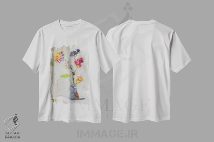 تیشرت طرح دار طرح گل نئوپلیتن، تزئینی اثر بردفورد برنر | immage.ir