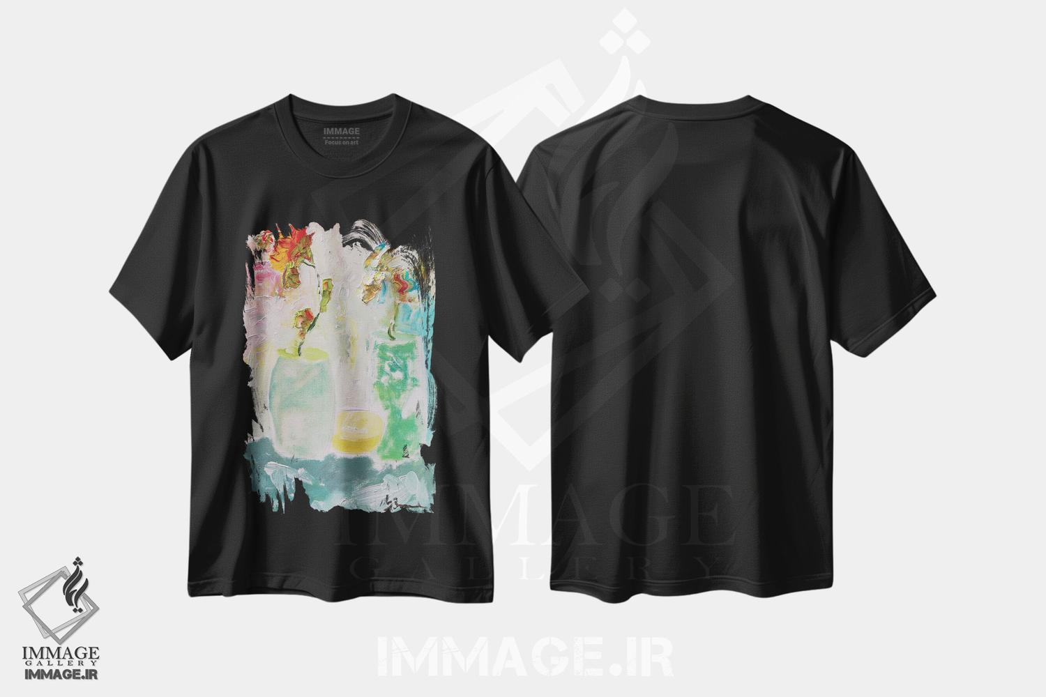 تیشرت طرح دار طلوع تاهیتی، تزئینی اثر بردفورد برنر | immage.ir