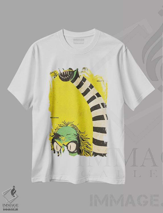 تیشرت طرح دار آمدن روشنایی روز، هنر فاخر معاصر اثر بوچر بیلی | فروشگاه ایماژ