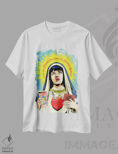 تیشرت طرح دار دوشیزه پالپ، هنر دیجیتال اثر بوچر بیلی | فروشگاه ایماژ