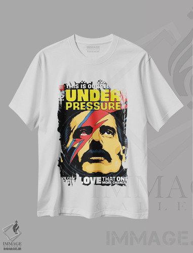 تیشرت طرح دار فشار، هنر فاخر معاصر اثر بوچر بیلی | فروشگاه ایماژ