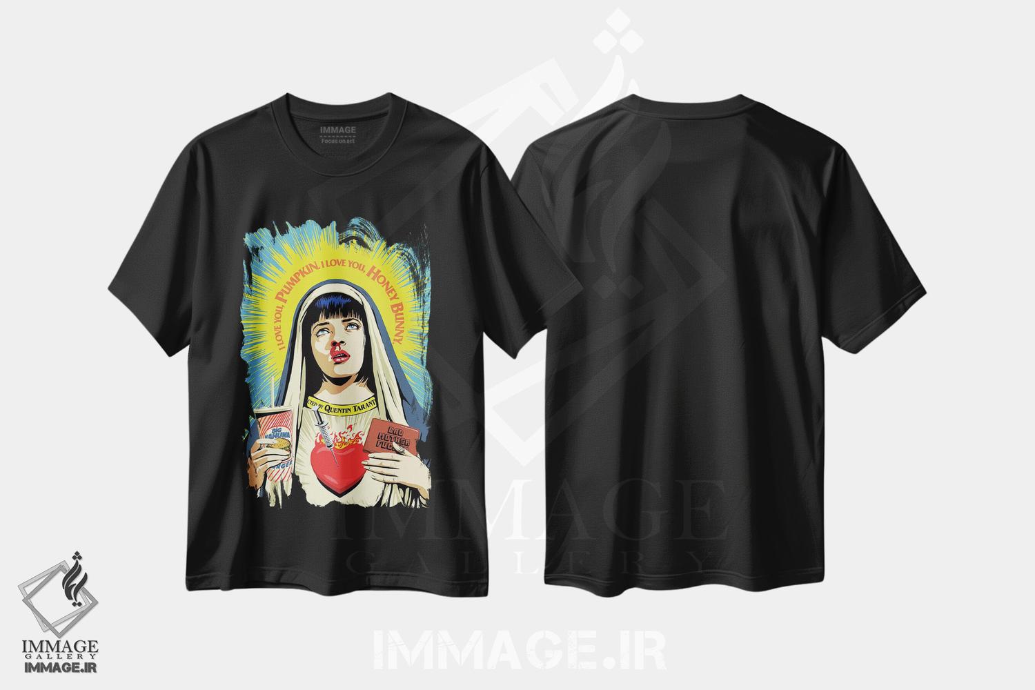تیشرت طرح دار دوشیزه پالپ، هنر دیجیتال اثر بوچر بیلی | immage.ir