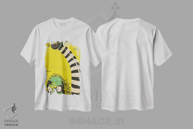 تیشرت طرح دار آمدن روشنایی روز، هنر فاخر معاصر اثر بوچر بیلی | فروشگاه ایماژ