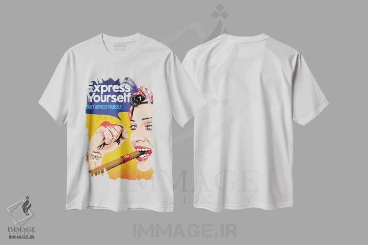 تیشرت طرح دار طبیعت، هنر دیجیتال اثر بوچر بیلی | immage.ir