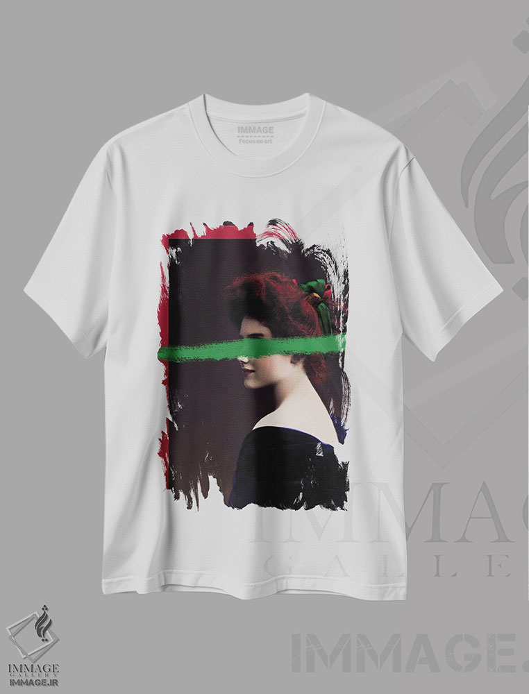 تیشرت طرح دار پرتره زن کلاسیک VI، تزئینی اثر بونا فیدسا | immage.ir