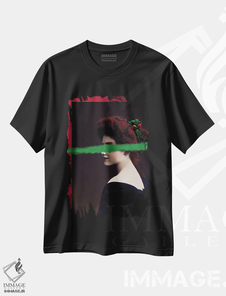 تیشرت طرح دار پرتره زن کلاسیک VI، تزئینی اثر بونا فیدسا | فروشگاه ایماژ