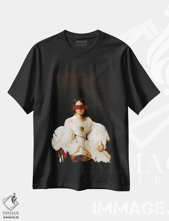 تیشرت طرح دار پرتره زن کلاسیک IX، دکوراسیون جایگزین اثر بونا فیدسا | immage.ir
