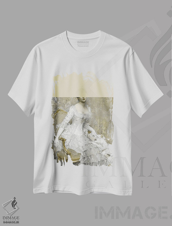 تیشرت طرح دار پرتره زن کلاسیک XXX، تزئینی اثر بونا فیدسا | فروشگاه ایماژ