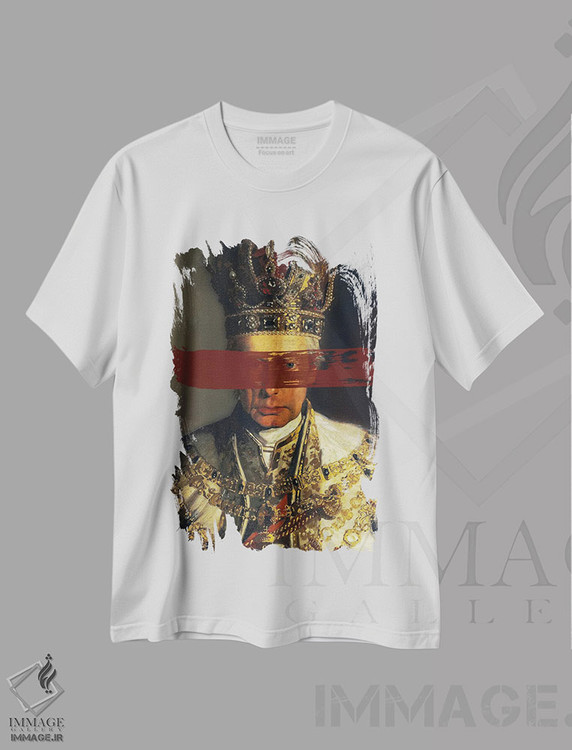 تیشرت طرح دار پرتره پادشاه کلاسیک X، تزئینی اثر بونا فیدسا | فروشگاه ایماژ