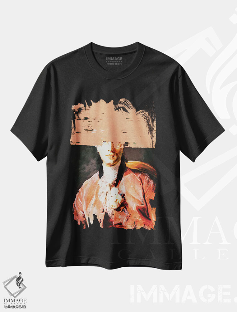 تیشرت طرح دار ظرافت ناتمام III، هنر دیجیتال اثر بونا فیدسا | فروشگاه ایماژ