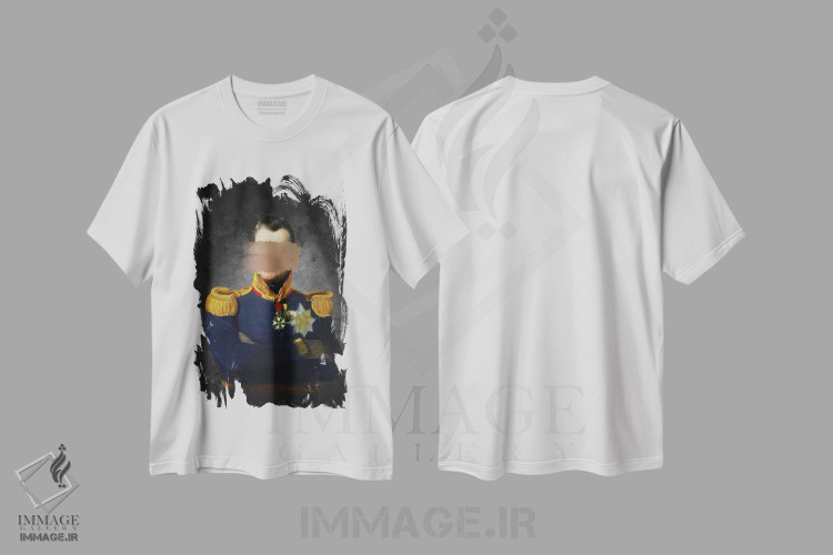 تیشرت طرح دار سرباز بی چهره، هنر دیجیتال اثر بونا فیدسا | immage.ir