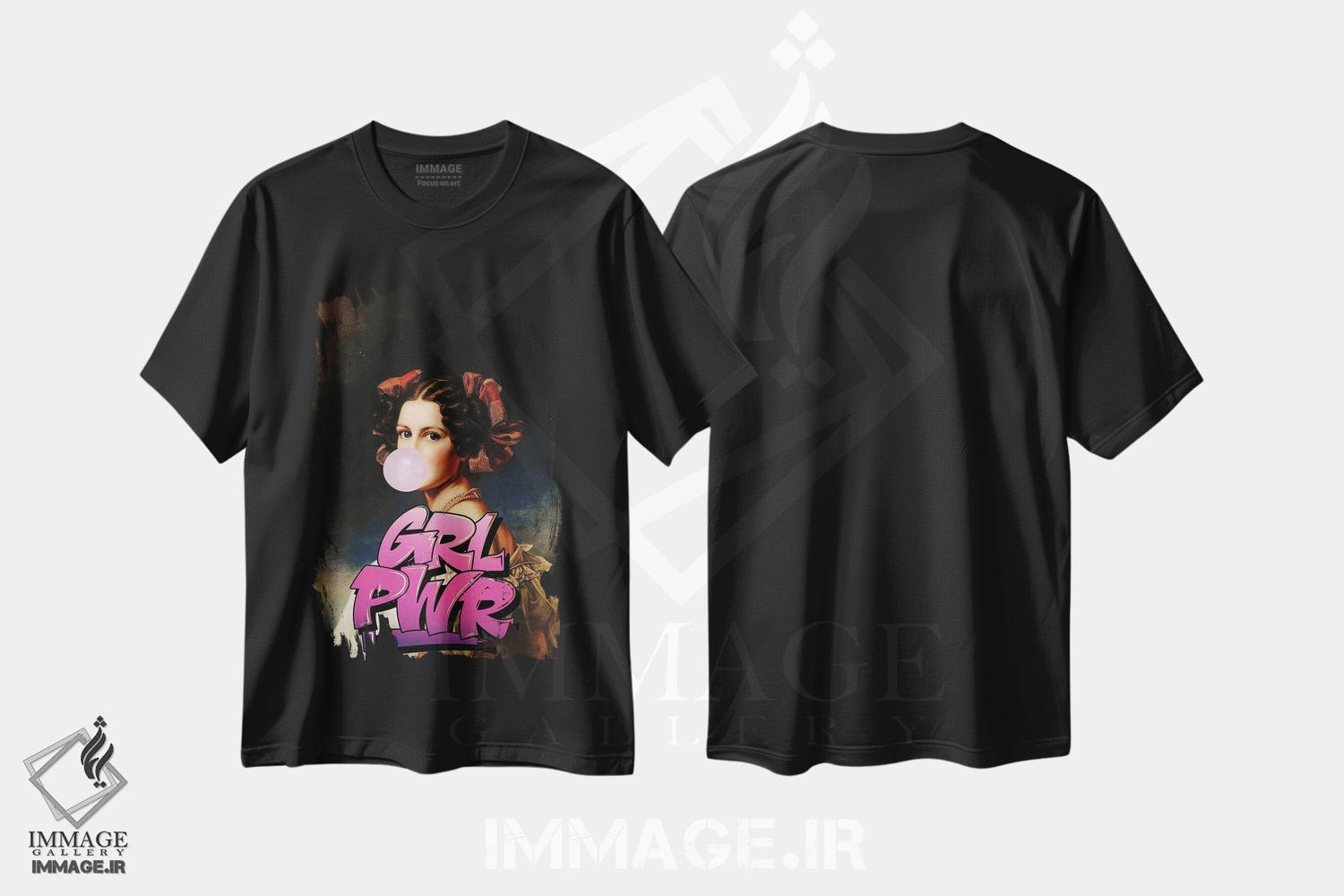 تیشرت طرح دار قدرت دخترانه، تزئینی اثر بونا فیدسا | immage.ir