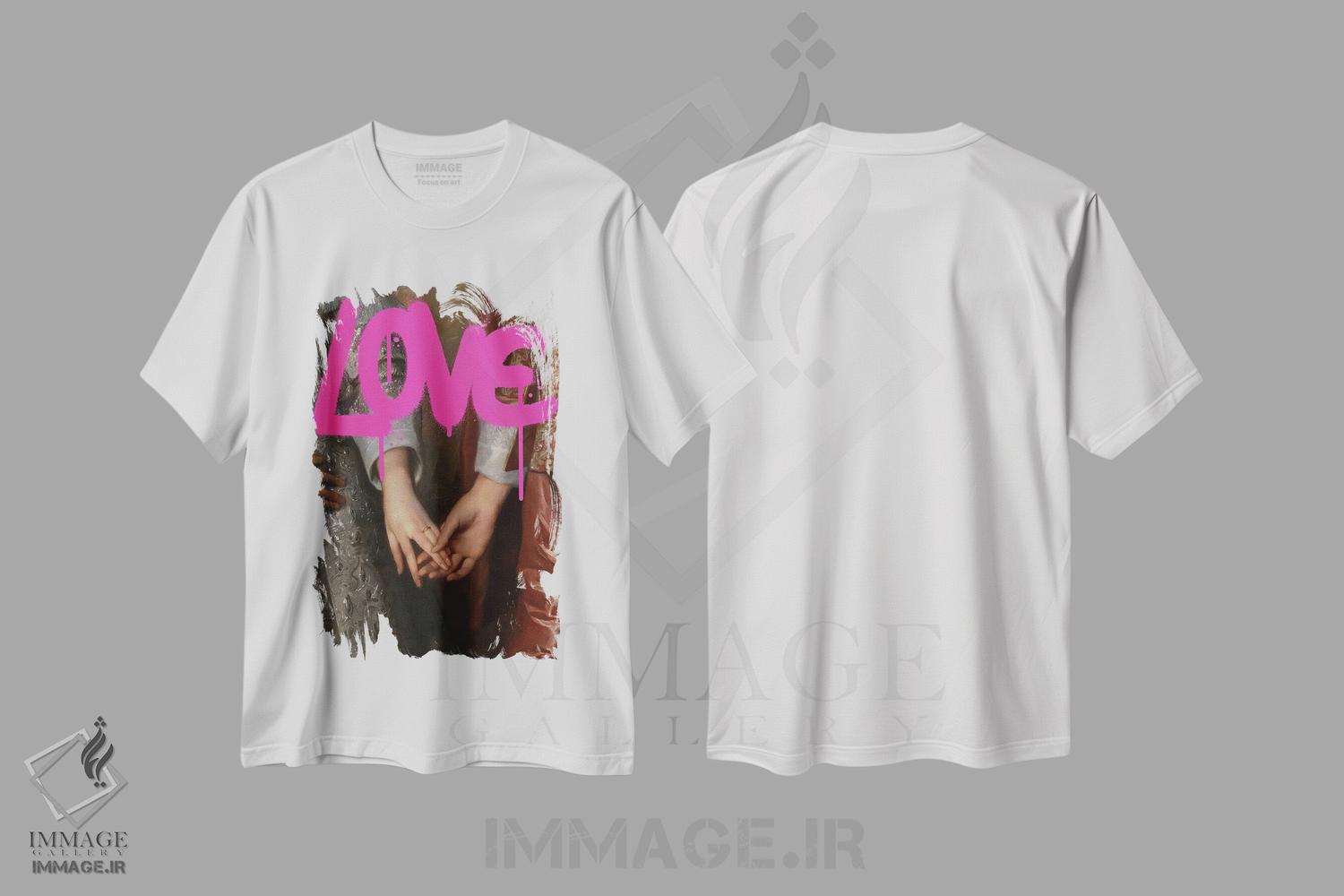 تیشرت طرح دار عشق، تزئینی اثر بونا فیدسا | immage.ir