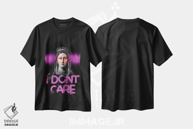 تیشرت طرح دار کلاژ نقل قول های طنزآمیز، تزئینی اثر بونا فیدسا | فروشگاه ایماژ