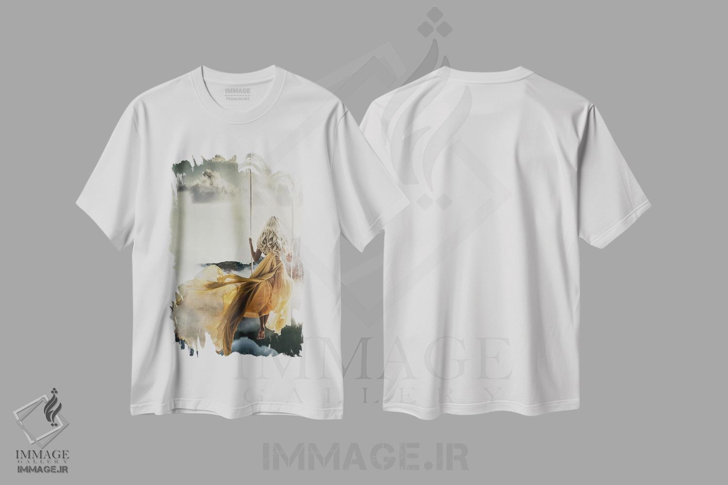 تیشرت طرح دار تنهایی قابل تقسیم نیست، هنر دیجیتال اثر بونا فیدسا | immage.ir