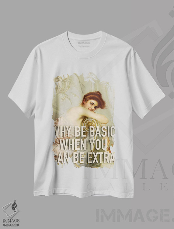 تیشرت طرح دار پرتره های رنسانسی دگرگون شده با سورئالیسم، هنر دیجیتال اثر بونا فیدسا | immage.ir